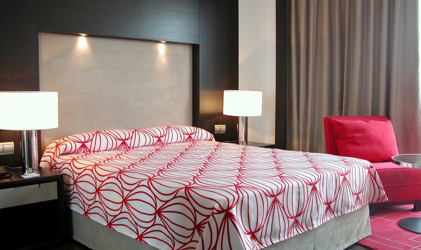 Doppelzimmer mit französischem bett Hotel Beatriz Albacete & Spa